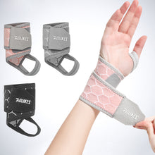 Load image into Gallery viewer, 1 Piece Wrap Pressure Sports Wrist Brace Outdoor Running Fitness Wrist Strap Sweat Absorbent Breathable Comfort Protective Wristband