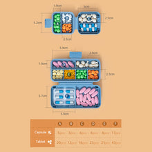 Load image into Gallery viewer, Portable Medicine Box Double Sealed Moisture-proof Storage Medicine Box Large Capacity Pill Packaging Box