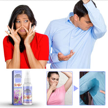 Load image into Gallery viewer, Lavender Armpit Odor Removing Spray Gentle Refreshing Antibacterial Underarm Deodorant Spray Sweat Odor Spray Body Care