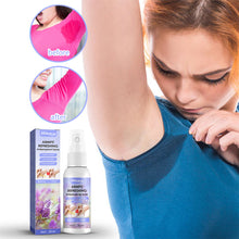 Load image into Gallery viewer, Lavender Armpit Odor Removing Spray Gentle Refreshing Antibacterial Underarm Deodorant Spray Sweat Odor Spray Body Care