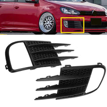 Load image into Gallery viewer, Car Front Fog Light Hoods Fog Lamps Shade Eyebrow Eye Wind Cover Trim For VW Volkswagen Golf 6 MK6 VI GTI R R20 ABS 09-13