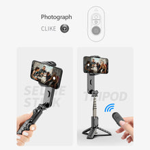 Load image into Gallery viewer, Handheld Gimbal Stabilizer Foldable With Fill Light Wireless Bluetooth For Xiaomi Huawei Iphone Smartphone