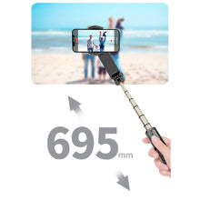 Load image into Gallery viewer, Handheld Gimbal Stabilizer Foldable With Fill Light Wireless Bluetooth For Xiaomi Huawei Iphone Smartphone