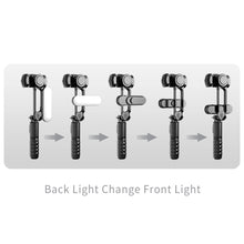 Load image into Gallery viewer, Handheld Gimbal Stabilizer Foldable With Fill Light Wireless Bluetooth For Xiaomi Huawei Iphone Smartphone