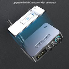 Load image into Gallery viewer, NFC Bluetooth 5.1 Audio Receiver Transmitter Coaxial RCA Wireless Bass Treble Music Adapter FM Radio U Disk/TF Card Player