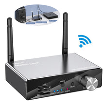 Load image into Gallery viewer, Coaxial/Toslink Bluetooth Audio Receiver Transmitter 3.5mm Aux Wireless Music Adapter U Disk/TF Card Player DAC Converter