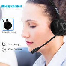 Load image into Gallery viewer, Bluetooth 5.0 Earphone USB Mono Head-Mounted Gaming Headset Noise Reduction Hifi Wireless Business Headset With Mic For PC