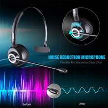 Load image into Gallery viewer, Bluetooth 5.0 Earphone USB Mono Head-Mounted Gaming Headset Noise Reduction Hifi Wireless Business Headset With Mic For PC