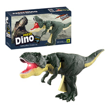 Load image into Gallery viewer, Kids Press Dinosaur Depression Toy Hand Operated Teloscopic Spring Swing Dinosaur Gifts with Sound Light Fidget Toys Christmas Birthdat Gifts
