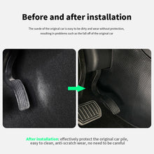 Load image into Gallery viewer, 2Pcs Car Interior Central Control Side Defense Kick Pad Protective Foot Pad Accessories Decoration Trim For Tesla Model 3 Model Y