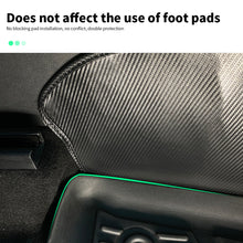 Load image into Gallery viewer, 2Pcs Car Interior Central Control Side Defense Kick Pad Protective Foot Pad Accessories Decoration Trim For Tesla Model 3 Model Y