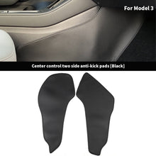 Load image into Gallery viewer, 2Pcs Car Interior Central Control Side Defense Kick Pad Protective Foot Pad Accessories Decoration Trim For Tesla Model 3 Model Y