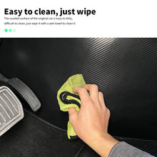 Load image into Gallery viewer, 2Pcs Car Interior Central Control Side Defense Kick Pad Protective Foot Pad Accessories Decoration Trim For Tesla Model 3 Model Y