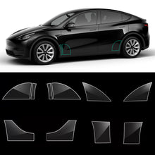 Load image into Gallery viewer, 2Pcs/4Pcs Car Front / Rear Door Extended Protective TPU Film Invisible Clothing Lamp Film Set Decoration For Tesla Model3/Y 2017-2023