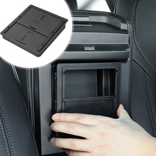 Load image into Gallery viewer, Car Armrest Hidden Storage Box Center Console Organizer Accessories ABS for Tesla Model 3 Model Y 2021 2022