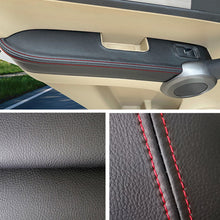 Load image into Gallery viewer, 2/4Pcs Microfiber Leather Car Front Rear Door Handle Panel Armrest Cover Protective Trim For Honda CRV 2007 2008 2009 2010 2011 Accessories