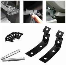Load image into Gallery viewer, 2Pcs Glove Box Lid Hinge Snapped Repair Fix Kit Brackets Steel Black For Audi A4 S4 RS4 B6 B7 8E For Seat Exeo/ST 3R5