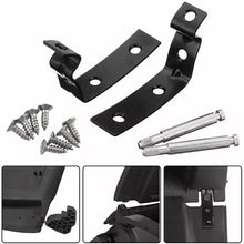 Load image into Gallery viewer, 2Pcs Glove Box Lid Hinge Snapped Repair Fix Kit Brackets Steel Black For Audi A4 S4 RS4 B6 B7 8E For Seat Exeo/ST 3R5