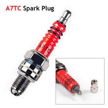 Load image into Gallery viewer, Motorcycle Vehicles Racing Spark Plug 3 Triple Electrode A7TC D8TC For GY6 CG 50 70 110 125 150CC Off-road Atv Scooter Dirt Bike Go Kart