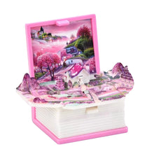 Load image into Gallery viewer, 3D Dinosaur Foldable Book Key Chain Toys Kids Pop Out Mini Book Astronaut Wacky Toys Trick Stress Relief Toy
