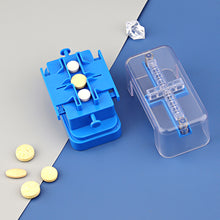 Load image into Gallery viewer, 1/4 1/2 Pill Cutter Multiple Pill Splitter Stainless Steel Quartering for Round Oblong Pills Tablet Cutter Splitter Tools Medicine Cutter