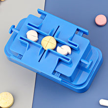 Load image into Gallery viewer, 1/4 1/2 Pill Cutter Multiple Pill Splitter Stainless Steel Quartering for Round Oblong Pills Tablet Cutter Splitter Tools Medicine Cutter
