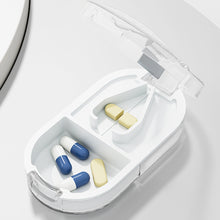 Load image into Gallery viewer, Portable Medicine Box Pills Splitters Cutter Medicine Box Mini Storage Box Pill Tablet Pill Cutter Divide Medicine Storage Box