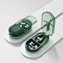 Load image into Gallery viewer, Portable Medicine Box Pills Splitters Cutter Medicine Box Mini Storage Box Pill Tablet Pill Cutter Divide Medicine Storage Box