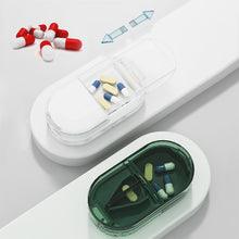 Load image into Gallery viewer, Portable Medicine Box Pills Splitters Cutter Medicine Box Mini Storage Box Pill Tablet Pill Cutter Divide Medicine Storage Box