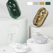Load image into Gallery viewer, Portable Medicine Box Pills Splitters Cutter Medicine Box Mini Storage Box Pill Tablet Pill Cutter Divide Medicine Storage Box