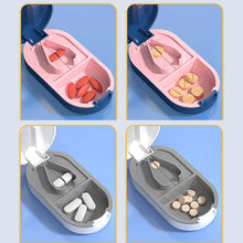Load image into Gallery viewer, Portable Medicine Box Pills Splitters Cutter Medicine Box Mini Storage Box Pill Tablet Pill Cutter Divide Medicine Storage Box