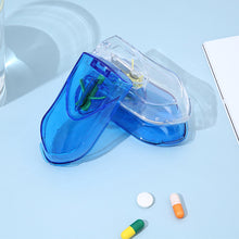 Load image into Gallery viewer, Sealed Transparent Medicine Cutter Tablet Packaging Box Portable Medicine Box Household Mini Creative Moisture-proof Pill Box