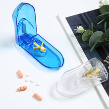 Load image into Gallery viewer, Sealed Transparent Medicine Cutter Tablet Packaging Box Portable Medicine Box Household Mini Creative Moisture-proof Pill Box