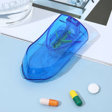 Load image into Gallery viewer, Sealed Transparent Medicine Cutter Tablet Packaging Box Portable Medicine Box Household Mini Creative Moisture-proof Pill Box