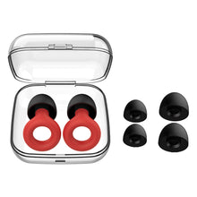 Load image into Gallery viewer, Anti-noise Silicone Round Earplugs Professional Earplugs Soft Reusable Sound Insulation Noise Reduction During Sleep Earplugs