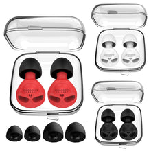 Load image into Gallery viewer, Anti-noise Skull Silicone Earplugs Professional Earplugs Soft Reusable Noise Reduction Sound Insulation During Sleep Earplugs