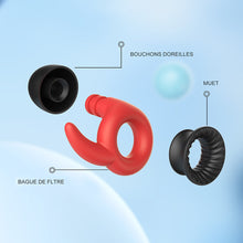 Load image into Gallery viewer, Anti-noise Angel Eyes Silicone Earplugs Earplugs Soft Reusable Business Travel Noise Reduction Sound Insulation During Sleep Earplugs