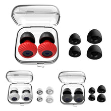 Load image into Gallery viewer, Soft Silicone Portable Cyclone Anti-Noise Earplugs Portable Noise Reduction Earplugs Washable Reusable Sleeping Earplugs