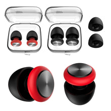 Load image into Gallery viewer, Portable Soft Silicone Bullet Anti-Noise Soundproof Earplugs Noise Reduction Earplugs Washable Reusable Sleeping Earplugs