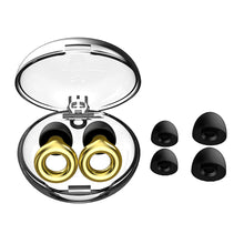 Load image into Gallery viewer, Portable Soft Silicone Plating Anti-Noise Soundproof Earplugs Washable Noise Reduction Earplugs Reusable Sleeping Earplugs