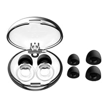 Load image into Gallery viewer, Portable Soft Silicone Plating Anti-Noise Soundproof Earplugs Washable Noise Reduction Earplugs Reusable Sleeping Earplugs