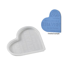 Load image into Gallery viewer, Love Heart DIY Crystal Epoxy Resin Mold Craft Heart Decorative Ornament with Love Sentences Silicone Mould Home Decor