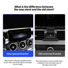 Load image into Gallery viewer, Car Central Control Phone Brackets Navigation Screen Holder for Mercedes Benz C-Class GLC GLA V-Class EQE Smart