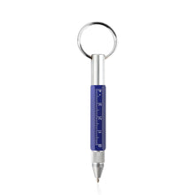 Load image into Gallery viewer, 6 in 1 Metal Pen Tool with Hook Multifunctional Screw Bits Scale Ruler Ballpoint Pen Outdoor Portable Alloy Pen Tools