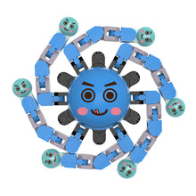 Load image into Gallery viewer, Antistress Finger Spinner Fingertip Spinner Stress Relief Toy Transformable Toy for Adults Children Kids Relieve Stress Gift Face Change Finger Spinner Toy