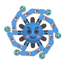 Load image into Gallery viewer, Antistress Finger Spinner Fingertip Spinner Stress Relief Toy Transformable Toy for Adults Children Kids Relieve Stress Gift Face Change Finger Spinner Toy