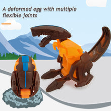 Load image into Gallery viewer, Kids Transformation Dinosaur Egg Toys Children Simulation Dinosaur Toy Boys Dinosaur Egg Model Promotion Gifts Random Color