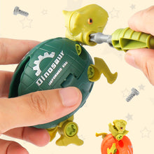 Load image into Gallery viewer, DIY Disassembly Assembly Dinosaur Egg Toy Set Screw Nut Combination Assembling Dinosaur Model Educational Toy for Children Kids Gift