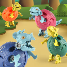 Load image into Gallery viewer, DIY Disassembly Assembly Dinosaur Egg Toy Set Screw Nut Combination Assembling Dinosaur Model Educational Toy for Children Kids Gift