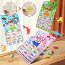 Load image into Gallery viewer, Creative Magic Growing Dinosaur Capsule Toy Soft Baby Cognition Toys Early Educational Toy Kids Cartoon Toys Bath Toy Grow Capsule